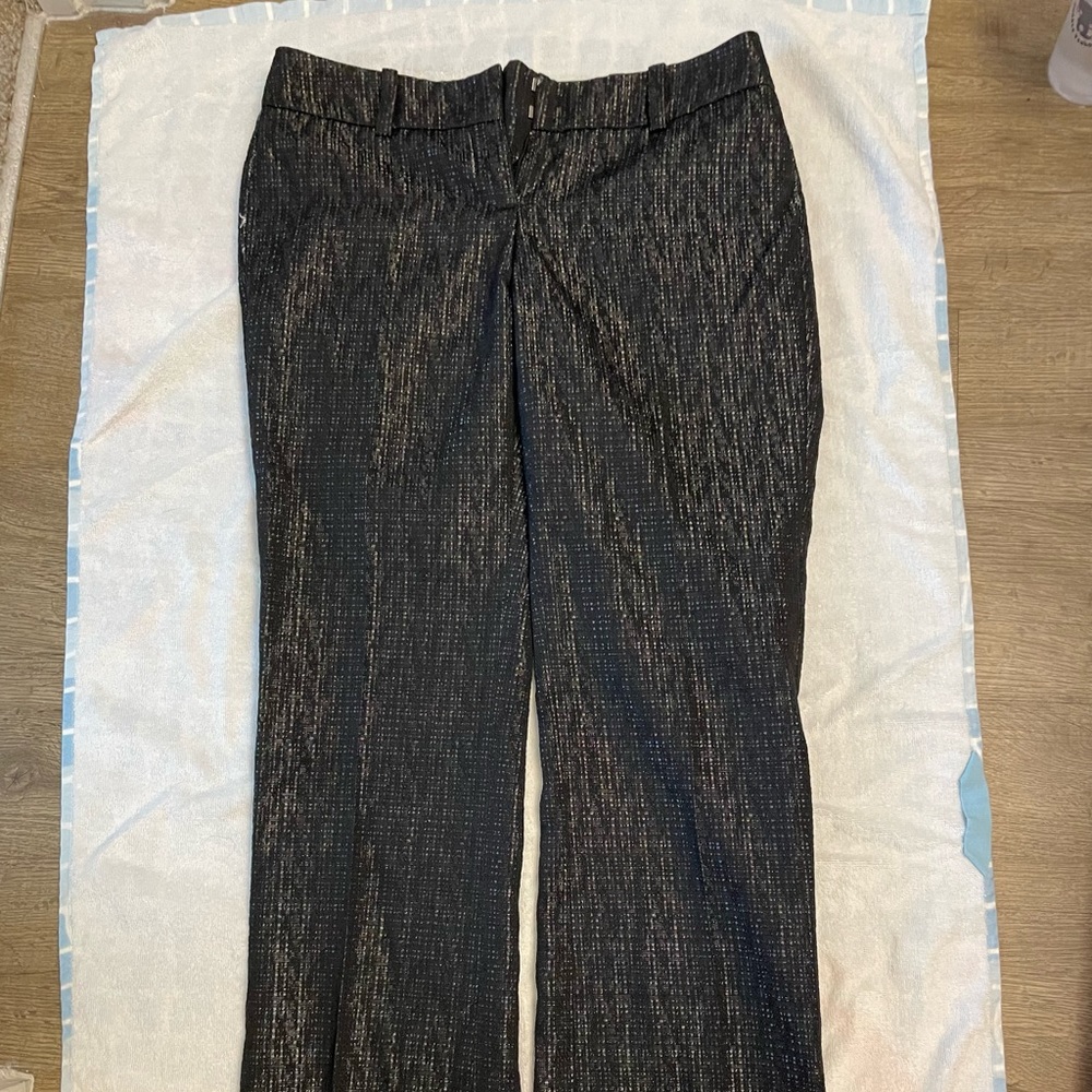 black pants w/ silver detail
